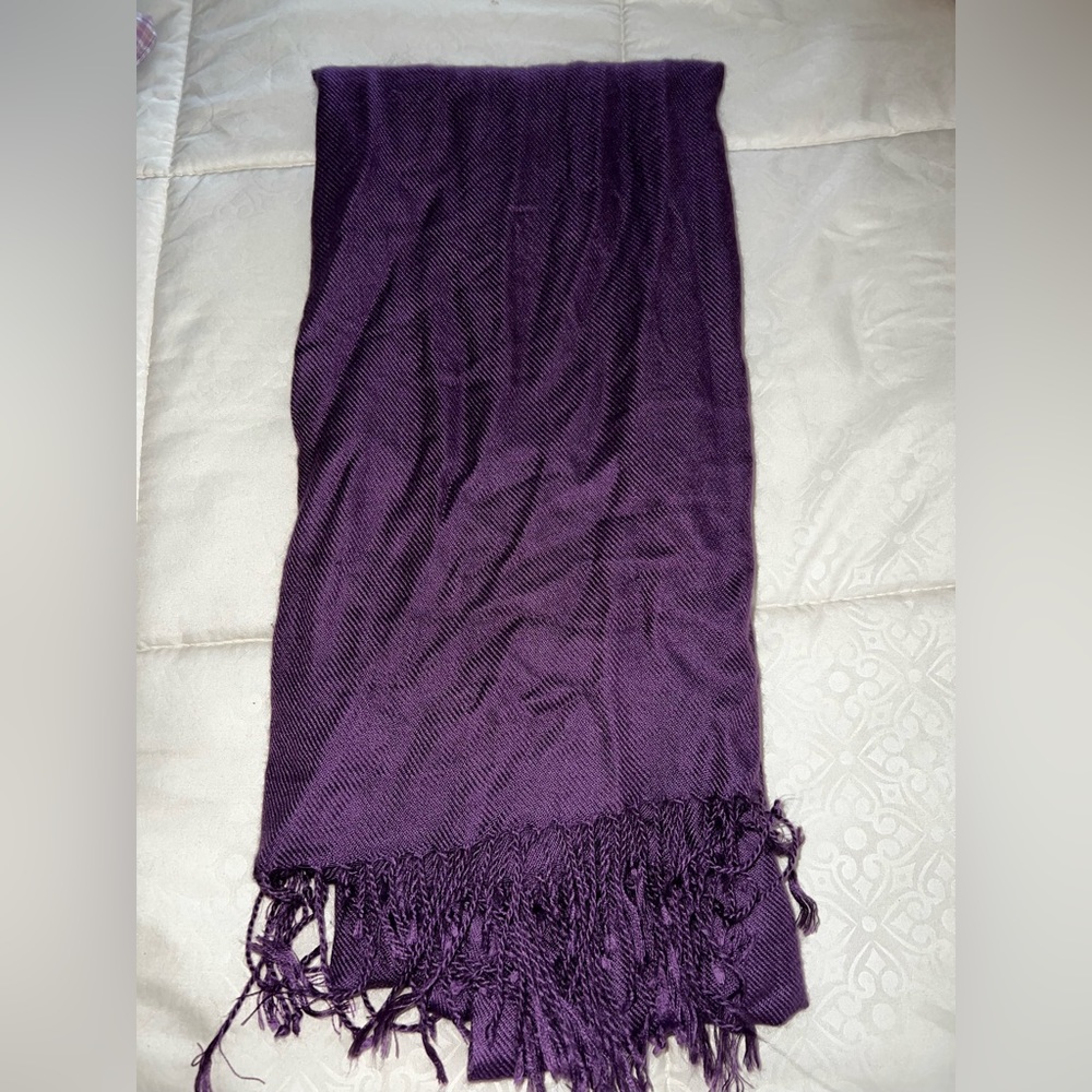 Purple scarf